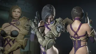 Ada Wong Try on Ivy Valentine Lingerie Resident Evil 3 New Hot Remake Mods