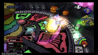 Kingdom Hearts Final Mix (PS4) Oogie Boogie Boss Fight (Level 1) (Speed-Run?)