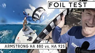 Reviewing the Armstrong HA 880 High Aspect Foil for Wing Foiling and compare to the HA 925