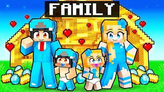 Having A MILLIONAIRE Family in Minecraft! With Crazy Fan Girl!