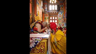 Long life Dakini Puja Offered to Kyabje  Rabjam Rinpoche at Thekchog choyki Gatshel, Paro.#2023