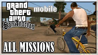 GTA San Andreas Mobile - All missions [Full HD] Walkthrough, No Commentary