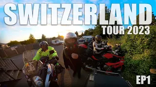 Switzerland Motorcycle Tour 2023 - EP1: The Tour Begins