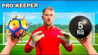 Can a Pro Keeper Stop these DANGEROUS Footballs?