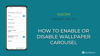 How to Turn on/off Wallpaper Carousel - Xiaomi [Android 11 - MIUI 12.5]