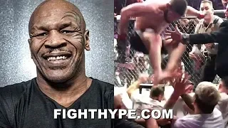 MIKE TYSON REACTS TO BRAWL AFTER KHABIB BEAT MCGREGOR; DECLARES IT "CRAZIER THAN MY FIGHT RIOT"