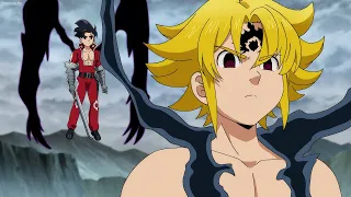 七つの大罪 | アーサーがキャメロットを離れなければ、メリオダスはアーサーの命を奪うだろう, Meliodas coolly threatens Arthur at Camelot