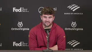 QB Sam Howell Speaks to the Media Before Wednesday's Week 1 Practice | Washington Commanders