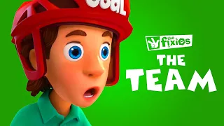 Can the Fixies beat Tom at Hockey? | The Fixies | Cartoons for Kids