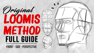 How to draw heads with Loomis Method (Tutorial) | DrawlikeaSir