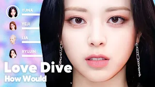 How Would ITZY sing 'LOVE DIVE' (by IVE) PATREON REQUESTED