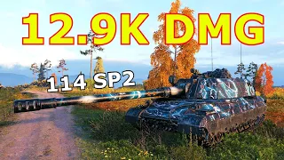 World of Tanks 114 SP2 - 8 Kills 12,9K Damage