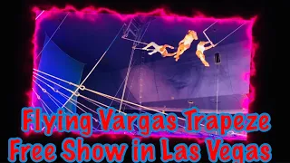 Flying Vargas Trapeze - Free Show in Circus Circus Hotel Las Vegas