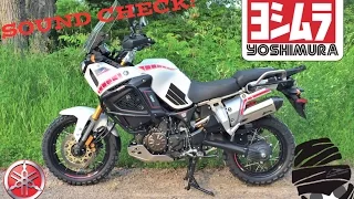 Yamaha Super Tenere XT1200Z Yoshimura RS-4 Exhaust vs Stock