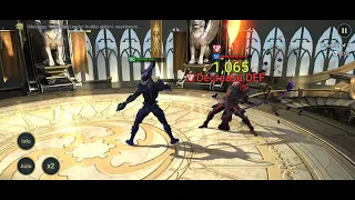 Hellfreak (17 power) vs Hotatsu (35 power) MANUAL fight