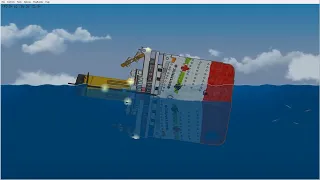 Britannic Sinking Animation - Floating Sandbox