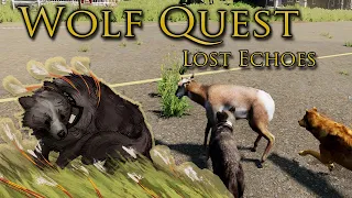 Discovering the HUNGER of Seven Wolf Pups?! 🐺🦊 Wolf Quest: LOST ECHOES • #45