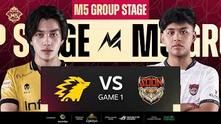 [ID] M5 Group Stage Hari 5 | ONIC VS SEE YOU SOON | GAME 1