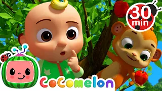 Grow Grow Grow Your Fruit & MORE | CoComelon JJ's Animal Time | Animal Songs for Kids