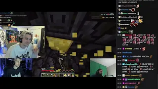 xQc Reacts to Forsen Watching xQc Beat His Minecraft Speedrun Record