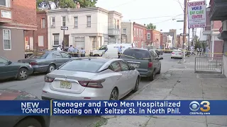 Teenager, Two Men Hospitalized After Triple Shooting In North Philadelphia