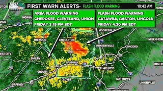 Tracking flooding and storms in Charlotte and across Carolinas