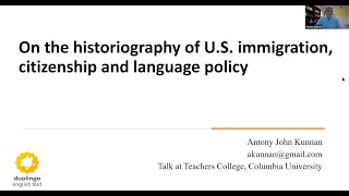 Language Assessment for Immigration and Citizenship