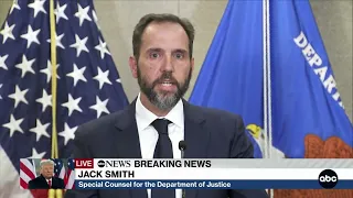 Special Prosecutor Jack Smith speaks about Donald Trump indictment