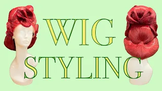 【WIG STYLING TUTORIAL】Classic Updo-Sculptural Waves