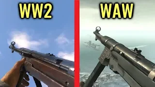 COD WW2 vs COD World At War - Weapon Comparison