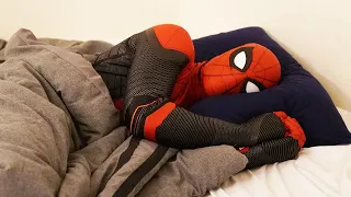 Spiderman's Bedtime Routine In Real Life