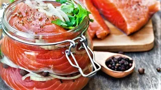 Lightly Salted Pink Salmon in Pieces in Dry Salted Oil /SHELF LIFE 12 MONTHS/Salmon in a Jar