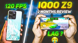 IQOO Z9 😱 120 FPS IN PUBG BGMI 🔥 AFTER 2 MONTHS | IQOO Z9 PUBG BGMI TEST | IQOO Z9