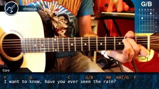 Cómo tocar "Have You Ever Seen the Rain" de Creedence en Guitarra (HD) Tutorial - Christianvib