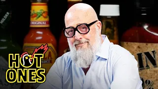 Andrew Zimmern Has a Bucket List Moment While Eating Spicy Wings | Hot Ones