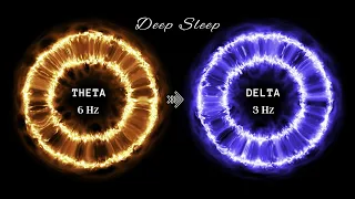 THETA To DELTA [3-6 Hz] Brainwaves ✦ Deep SLEEP Music ✦ Heal INSOMNIA ✦ Binaural Beats ✦ Fall ASLEEP