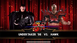 Undertaker Vs Hawk wwf 2k23