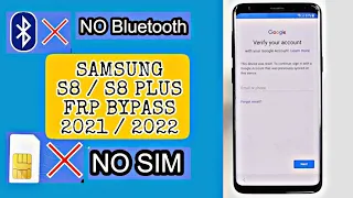 SAMSUNG S8/S8+ FRP Bypass/Google Account Remove Android 9 10 Without SIM - NO Windows Pin -New