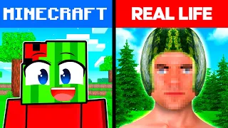 REALISTIC Melon FACE Reveal In Minecraft!