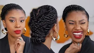 Easy Juicy Twist Bun-Do Protective Style on Natural Hair| Ft Curl Essence