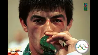 Олимпийские игры 1996 вольная борьба (финал 82 кг) Янг Хьюн Мо vs Хаждимурад Магомедов (wrestling)