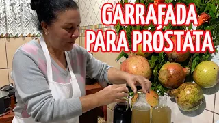 GARRAFADA DE ROMÃ 2 - cura natural - auxília em tratamentos para próstata