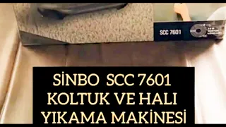 SİNBO SCC 7601/ 7602  KOLTUK-HALI YIKAMA MAK.Cam Silme