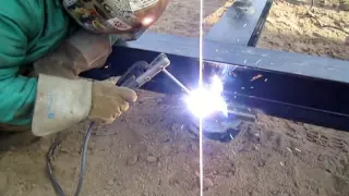 Welding Fabrication - Welding The Frame Down