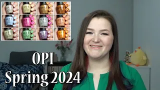 OPI Spring 2024 | Live Application + Dupes/Comparisons