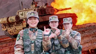 仅训练一周医护兵变坦克兵，中国女兵真飒/A week, doctors became tank soldiers, Chinese female soldiers are really amazing