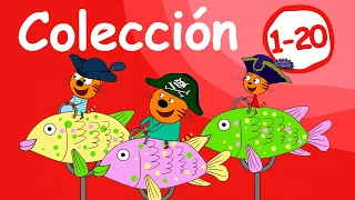 Kid-E-Cats en Español | Gran Сolección (Capítulos 1-20) Dibujos Animados Para Niños