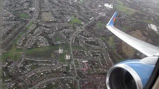 Take off and Climb out of Birmingham (BHX) Airport  737-800  G-JZHD  Jet2