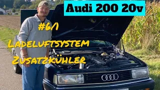 Audi 200 20v Turbo Projekt #6/1 Ladeluftsystem Zusatzwasserkühlerbau