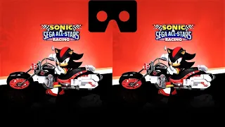 Sonic and SEGA 3D video SBS VR box google cardboard 5